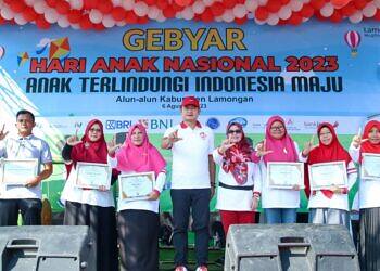 Gebyar Hari Anak Nasional 2023. Kecamatan Brondong 100 Persen Miliki Forum Anak Tingkat Desa/Kelurahan