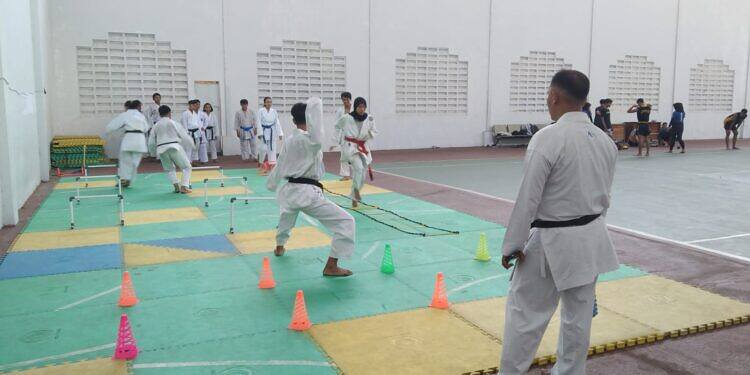 Menuju Porprov Jatim VIII 2023, Lamongan Persiapan Atlet Karate.
