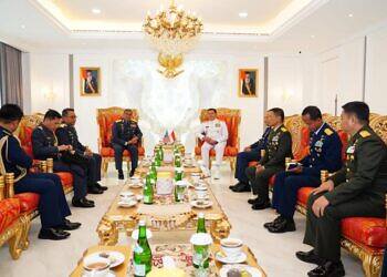 Bangun Kerjasama Militer Kelas Dunia, Panglima TNI Terima Kunjungan Kehormatan PTUD Malaysia