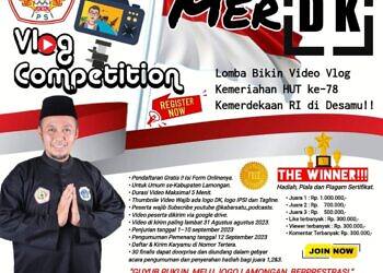 Gratis!! Ayo Ikutan Lomba Vlog Competition MER-DK.