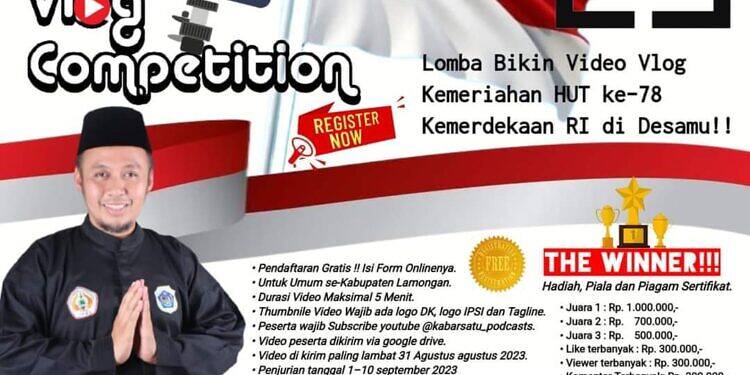 Gratis!! Ayo Ikutan Lomba Vlog Competition MER-DK.