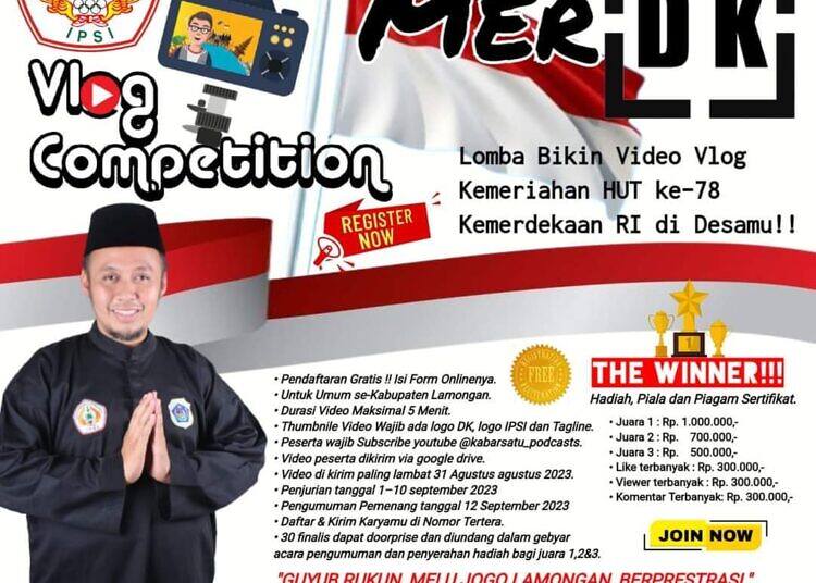 Gratis!! Ayo Ikutan Lomba Vlog Competition MER-DK.