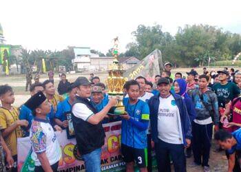 PAC GP Ansor Babat Sukses Gelar Turnamen Akbar Sepakbola