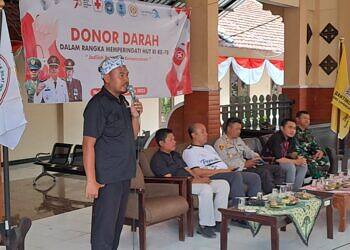 Gelar Bakti Sosial Donor Darah, IPSI bersama Forkompimcam Semarakkan HUT RI ke 78