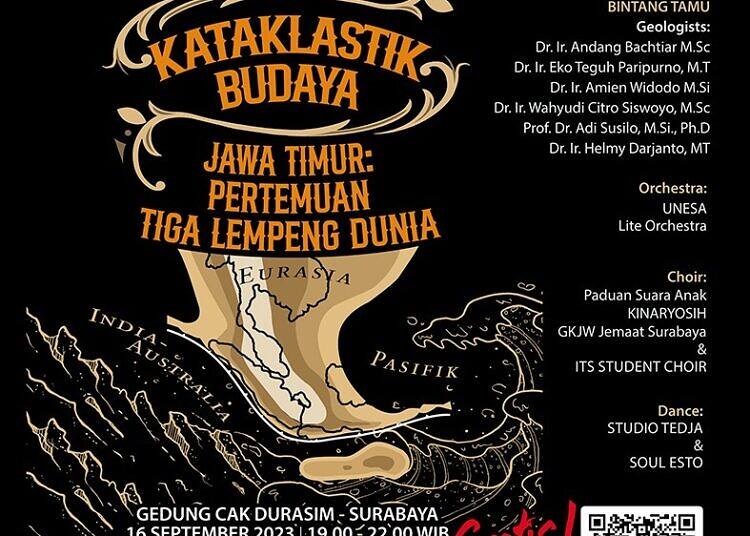 Konser Katalistik Budaya Jawa Timur, Pertemuan Tiga Pilar Lempeng Dunia.