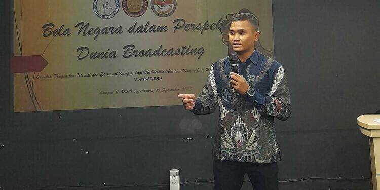 Ajak Mahasiswa Broadcasting Untuk Bela Negara, FKBN DIY Bangun Sinergitas Dengan Kampus AKRB.