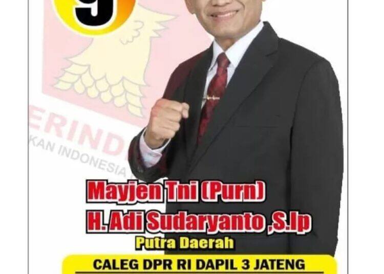 Mengenal Sosok Mayjend TNI (Purn) H. Adi Sudaryanto S.Ip sebagai Caleg DPR-RI Dapil 3 Jateng