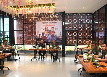 Pangdam I/BB dan Kapoldasu Bahas Persiapan Pengamanan Aquabike Jetski Danau Toba 2023