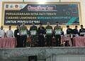 Polres Lamongan Cangkrukan dan Ngopi Bareng PSHT, Ciptakan Pemilu Damai