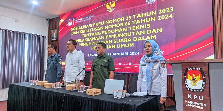 Siap Sukseskan Pemilu 2024, Lapas Lamongan Ikuti Sosialisasi PKPU