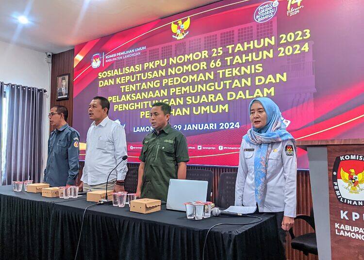 Siap Sukseskan Pemilu 2024, Lapas Lamongan Ikuti Sosialisasi PKPU
