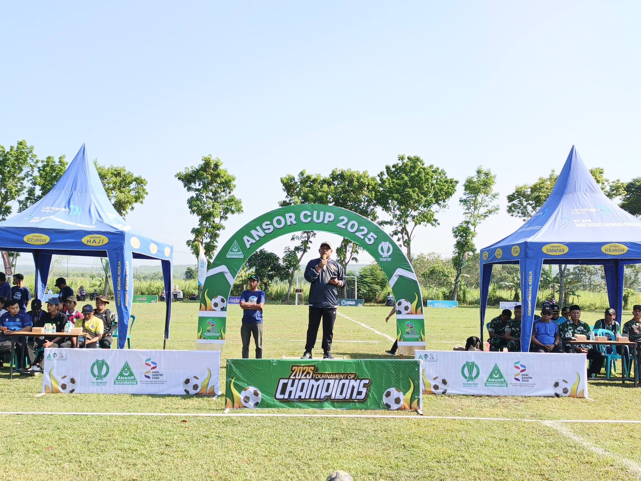 Ansor Sambeng Cetak Bibit Atlet Muda Lewat Turnamen Sepak Bola Hari Santri 2025