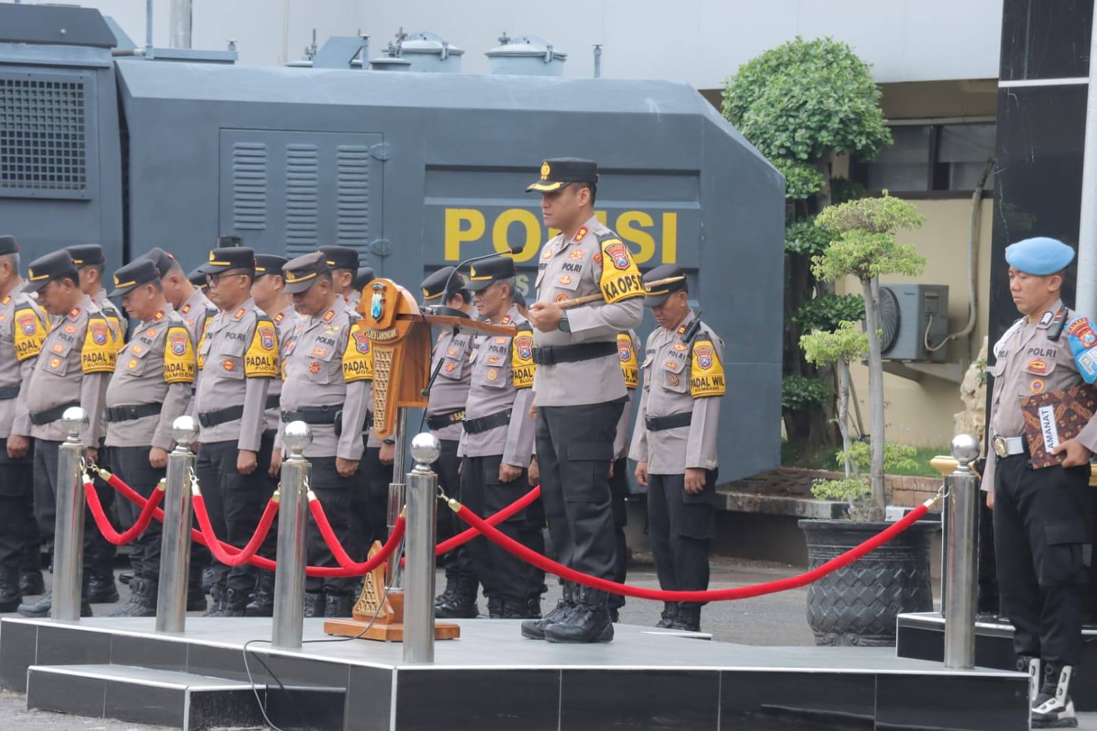 Upacara Pengukuhan Pamapta di Polres Lamongan: Bukti Komitmen Polri Perkuat Pelayanan Masyarakat