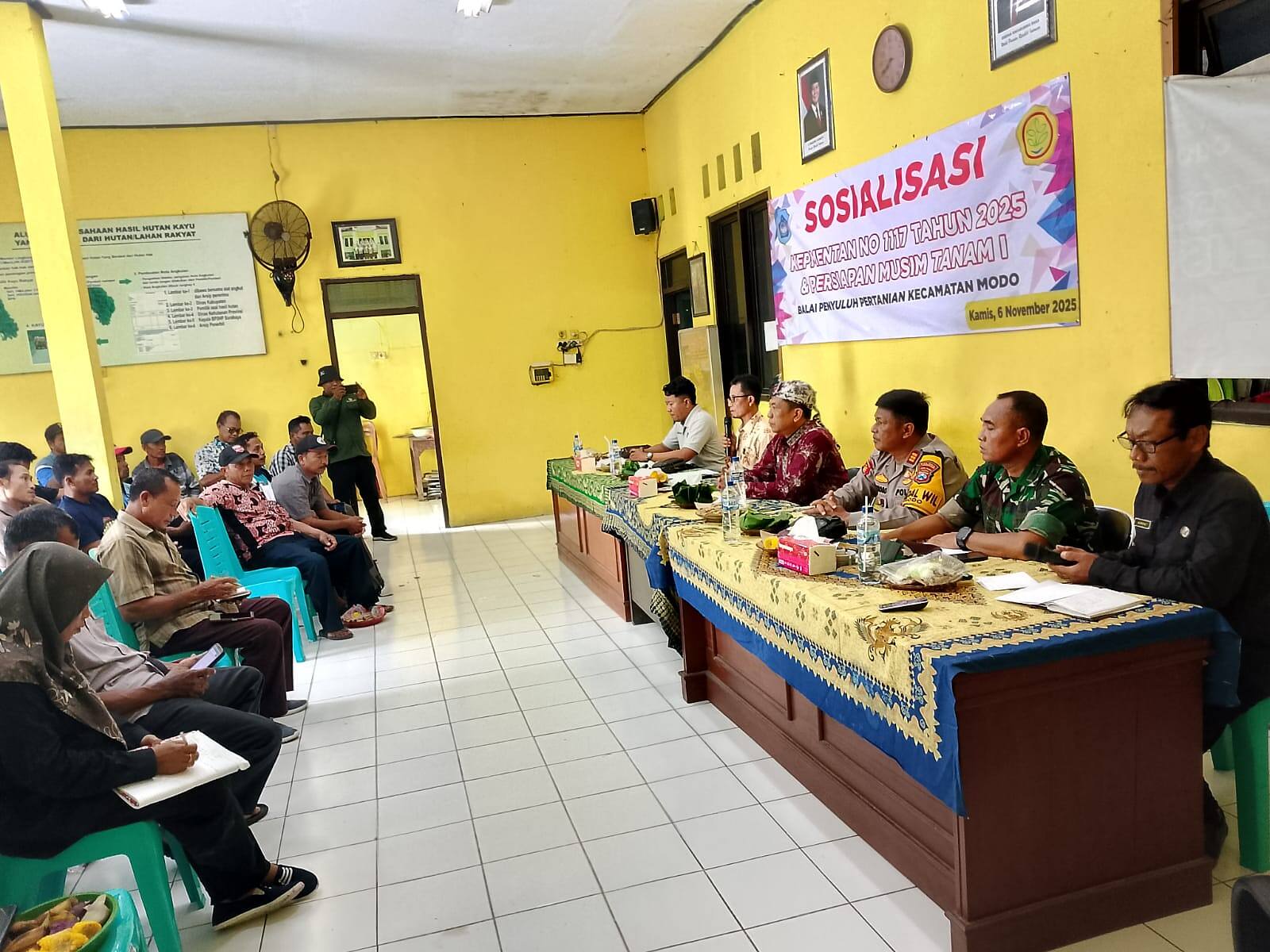 Sosialisasi HET Pupuk Bersubsidi, Koramil dan Muspika Modo Kompak Jaga Ketahanan Pangan