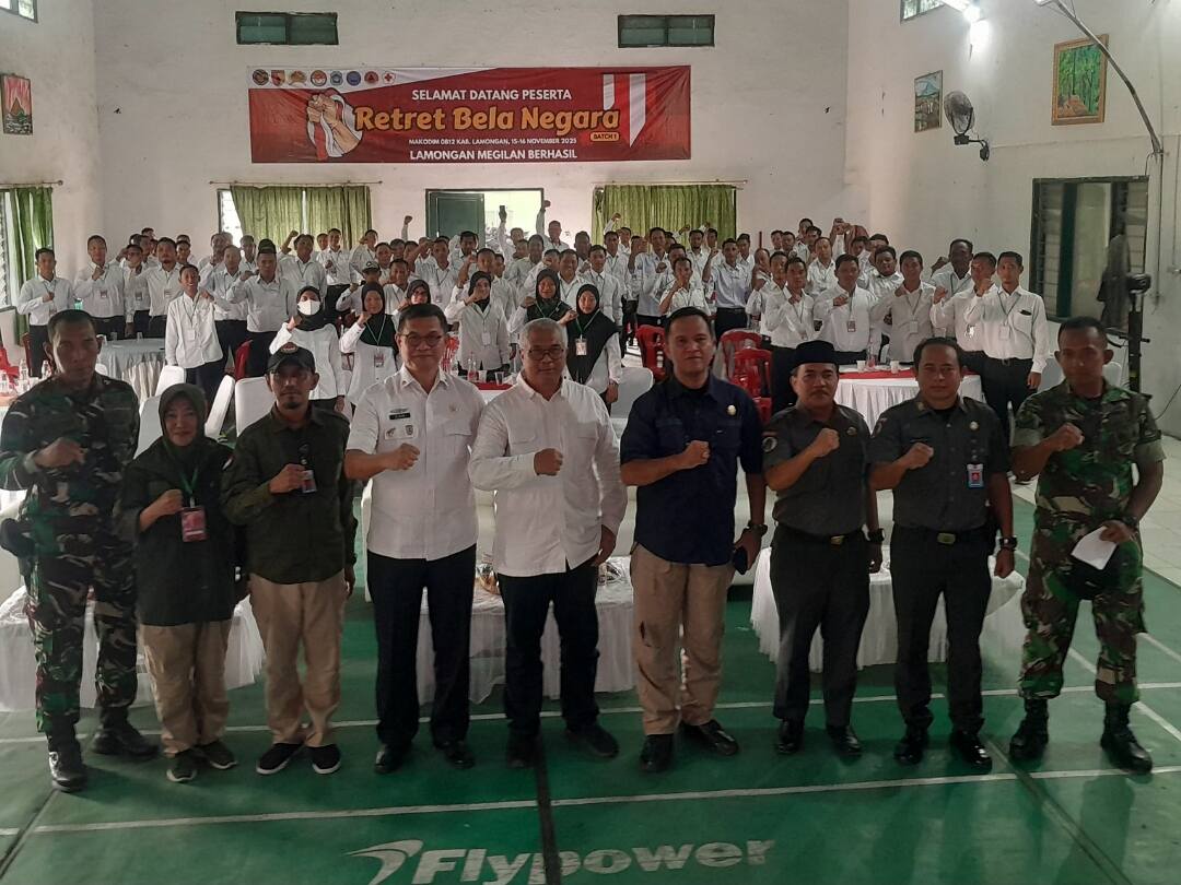 Retret Bela Negara di Kodim 0812 Cetak Guru Garda Terdepan Pembentuk Generasi Emas