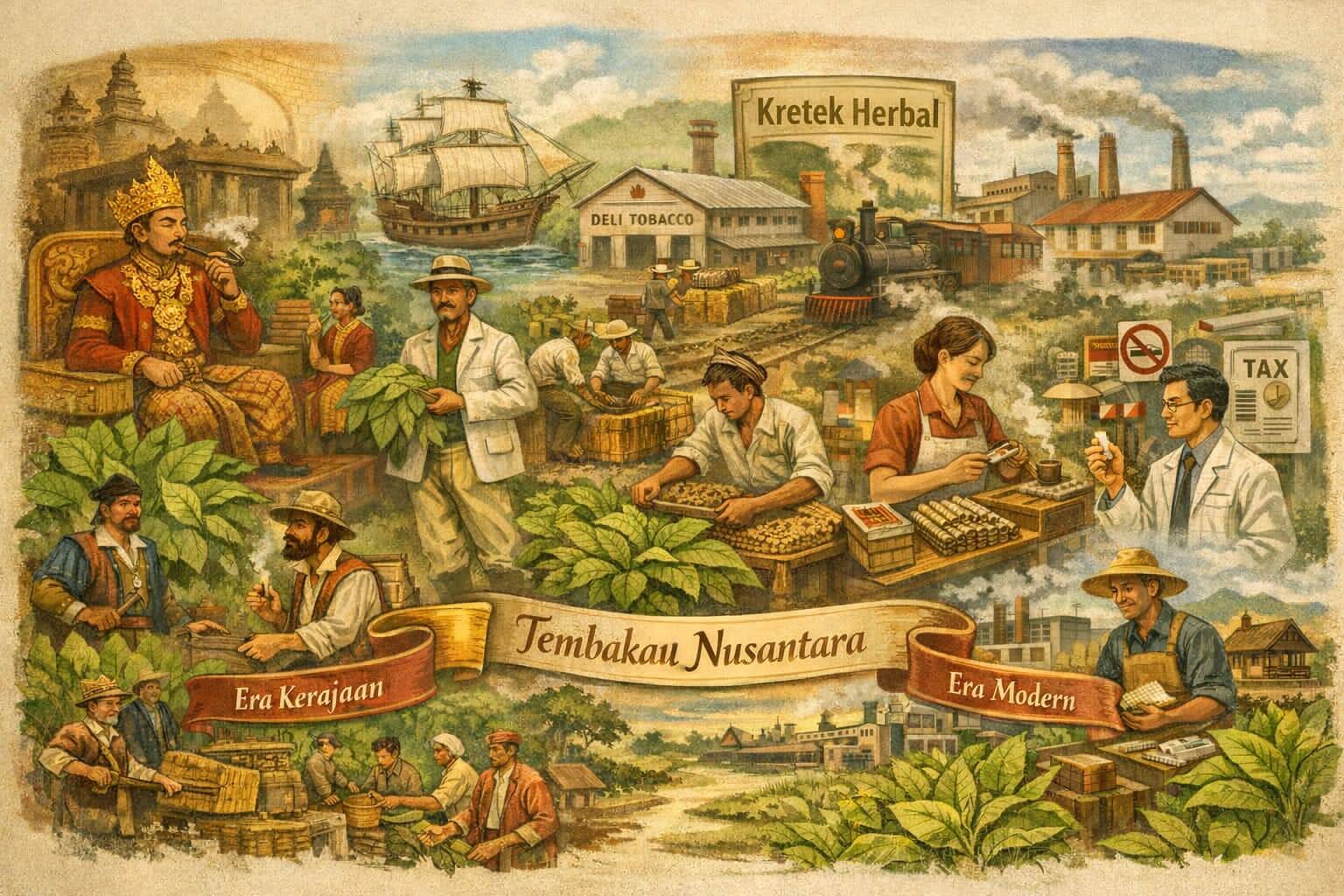 Merawat Warisan Tembakau Nusantara: PORTAN Usung “Heritage of Kretek Herbal” dari Era Kerajaan hingga Industri Modern