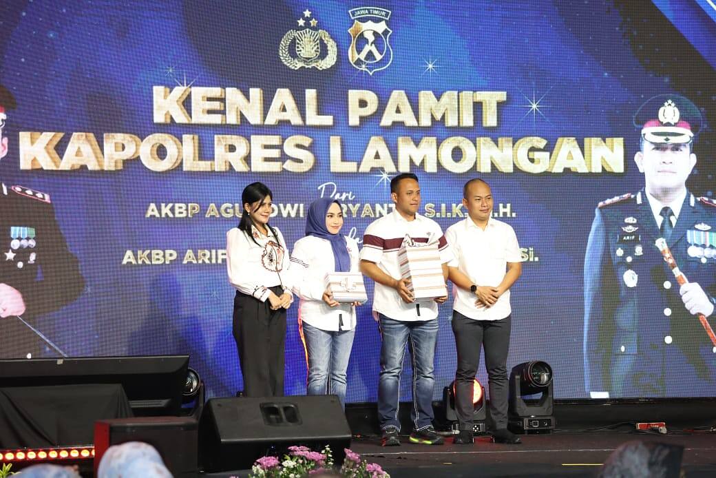 Perkuat Sinergitas TNI-Polri, Dandim 0812/Lamongan Hadiri Lepas Sambut Kapolres Lamongan