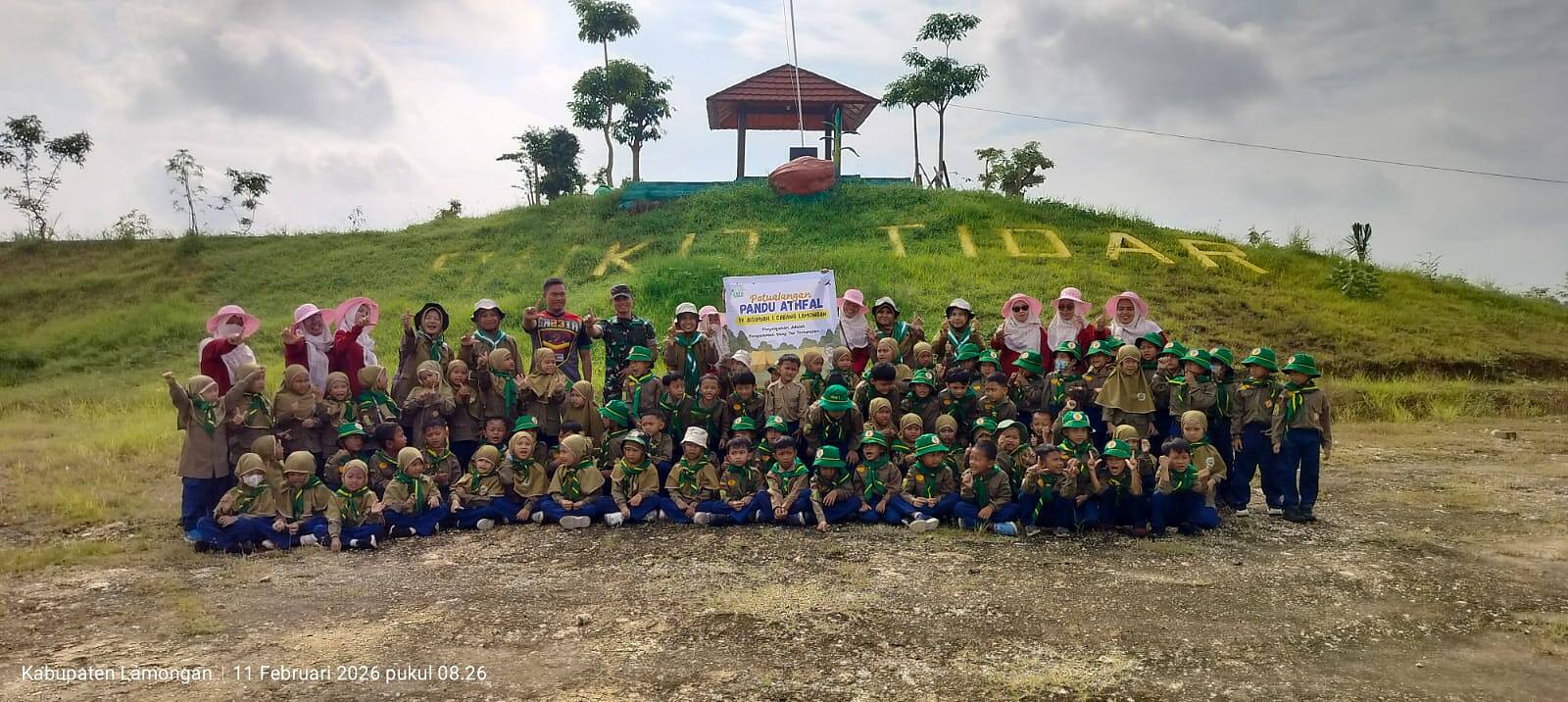 Penuh Inspirasi, Satgas Pandu Kodim 0812/Lamongan Beri Pembekalan Kepada Siswa Siswi TK Aisyiyah Bustanul Athfal 1