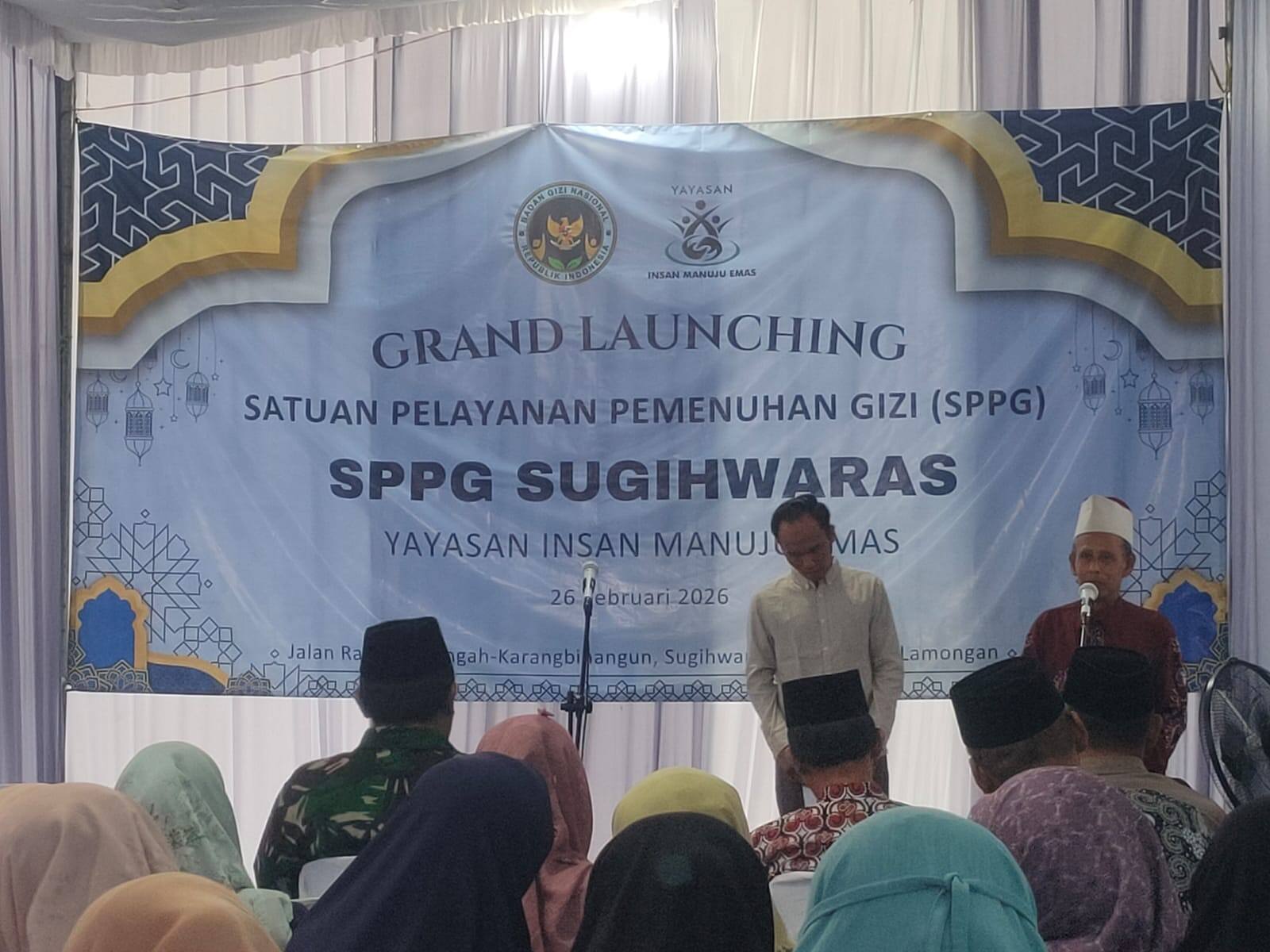 Sinergi TNI-Polri dan Pemerintah Kecamatan Kalitengah Dukung Program Makan Bergizi Gratis Melalui Launching SPPG Sugihwaras