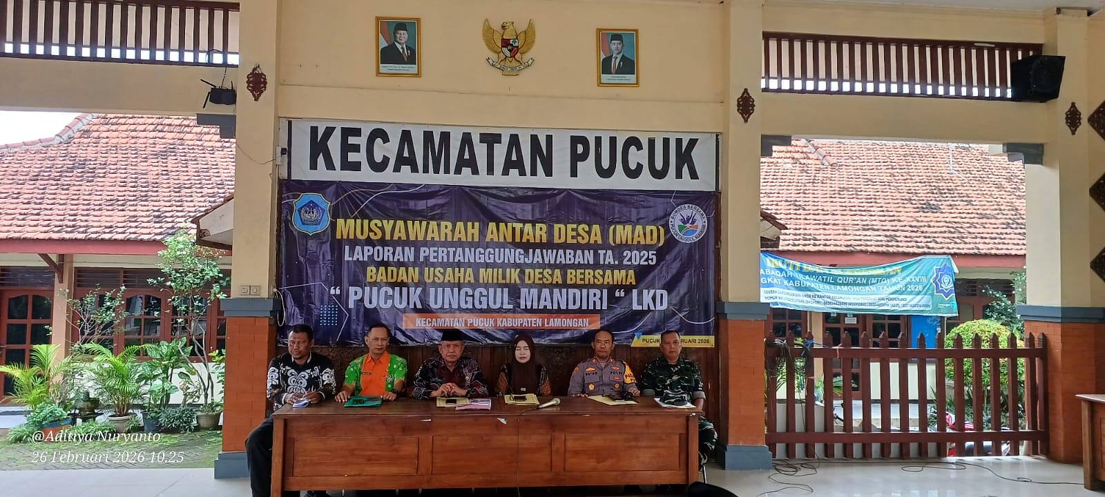 Sinergi Kawal Kemandirian Ekonomi, Pj Danramil Pucuk Hadiri MAD Laporan Pertanggungjawaban Bumdesma