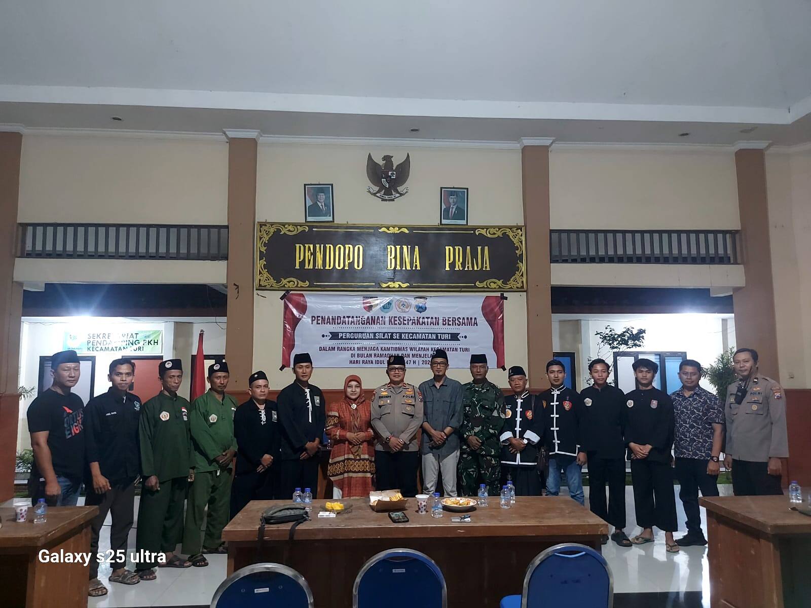 Demi Situasi Kondusif Saat Ramadhan, Muspika Turi dan Perguruan Silat Sepakati Damai