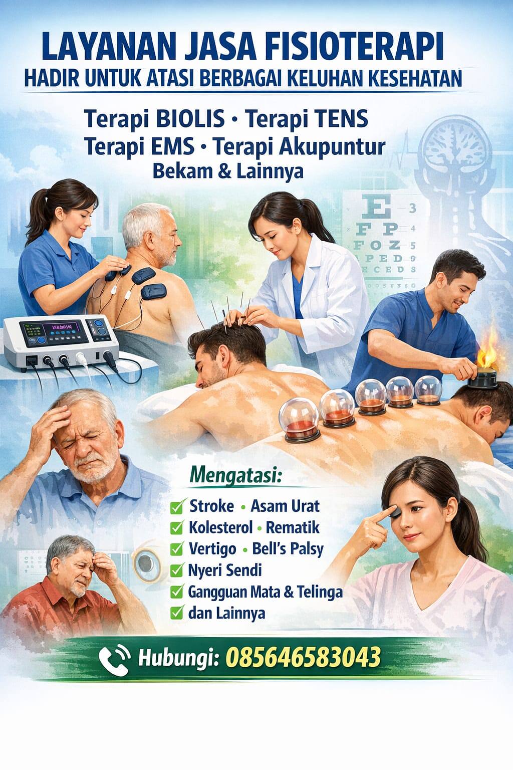 Hadirkan Solusi Pemulihan, Layanan Jasa Fisioterapi Bantu Atasi Beragam Keluhan Kesehatan.