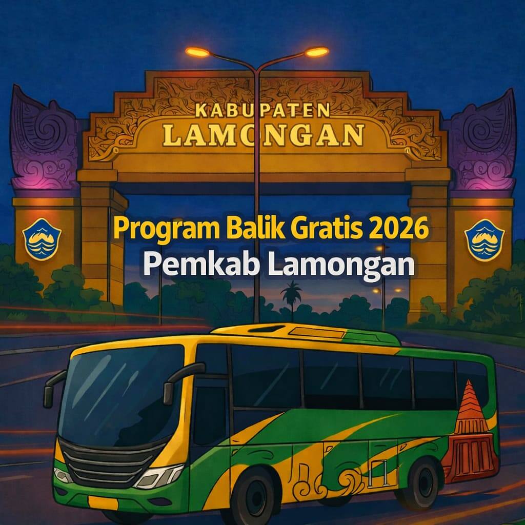 Program Balik Gratis 2026, Pemkab Lamongan Fasilitasi untuk Warga Perantau.