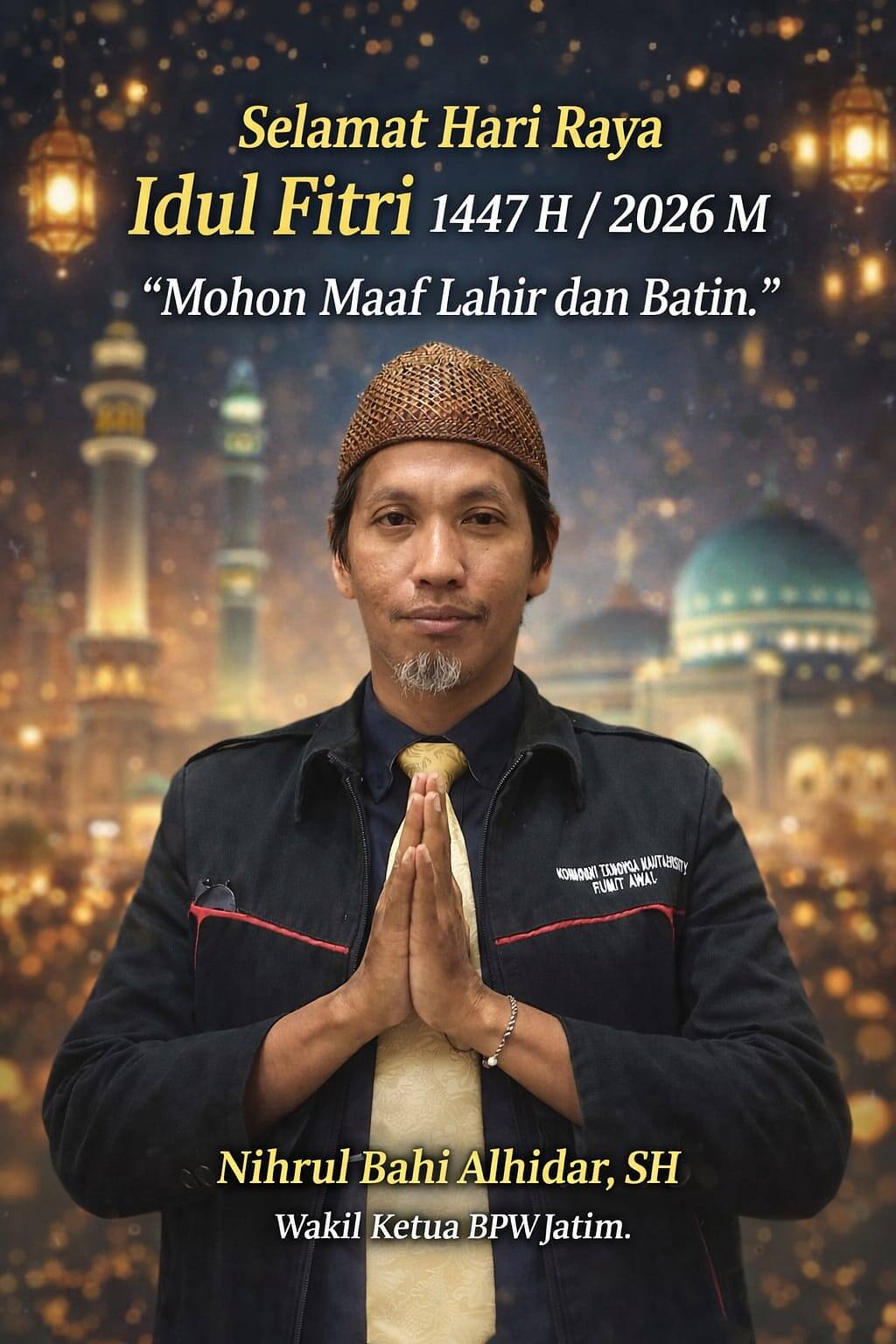 Momentum Idul Fitri 1447 H, Nihrul Bahi Alhaidar Ajak Advokat Perkuat Kebersamaan.