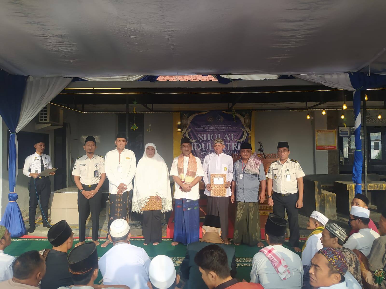 Momentum Idul Fitri, 446 Warga Binaan Lapas Lamongan Terima Remisi