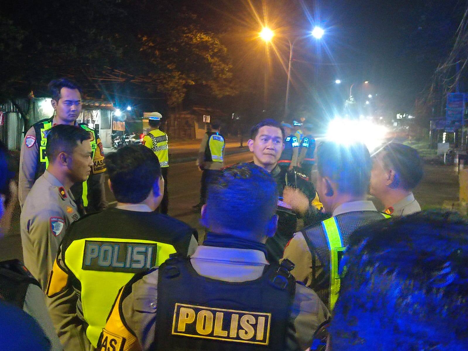 Jaga Kondusifitas Wilayah, Kapolres Lamongan Pimpin Langsung Patroli Harkamtibmas