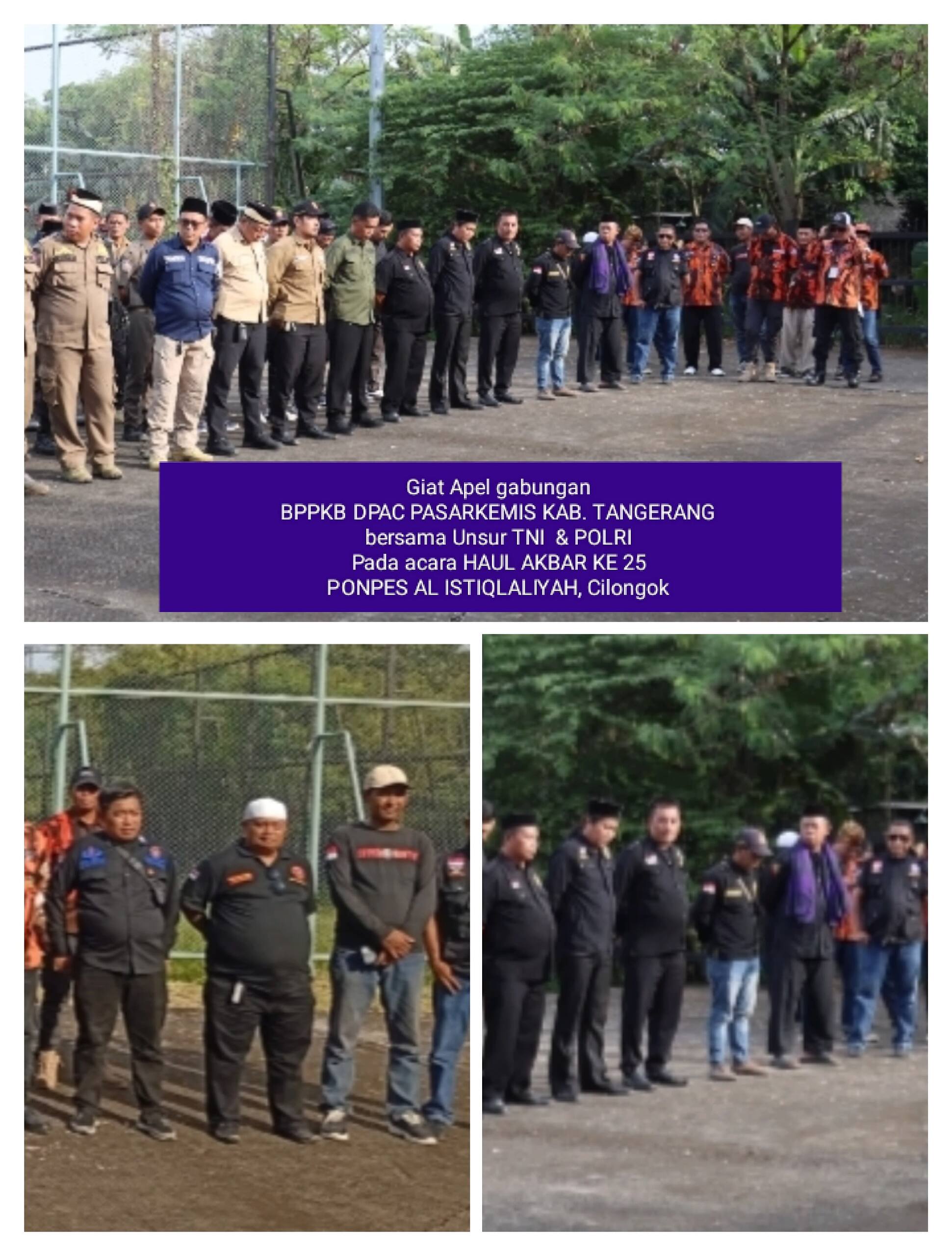 BPPKB DPAC Pasar Kemis Berhasil Kawal Kelancaran Haul Akbar Ponpes Al-Istiqlaliyyah Cilongok