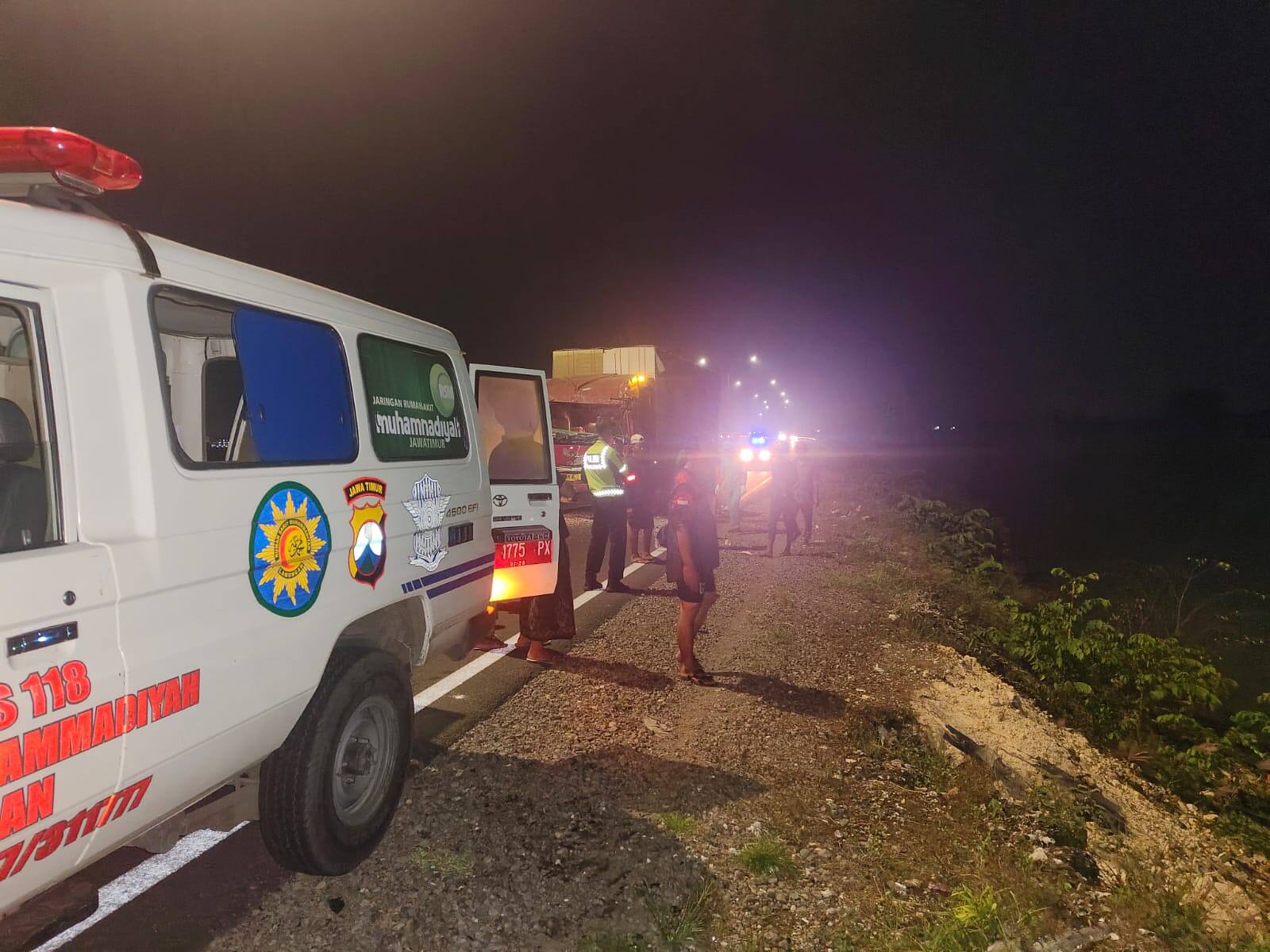 Respons Cepat, Polres Lamongan Tindak Lanjuti Kecelakaan Lewat Call Center 110