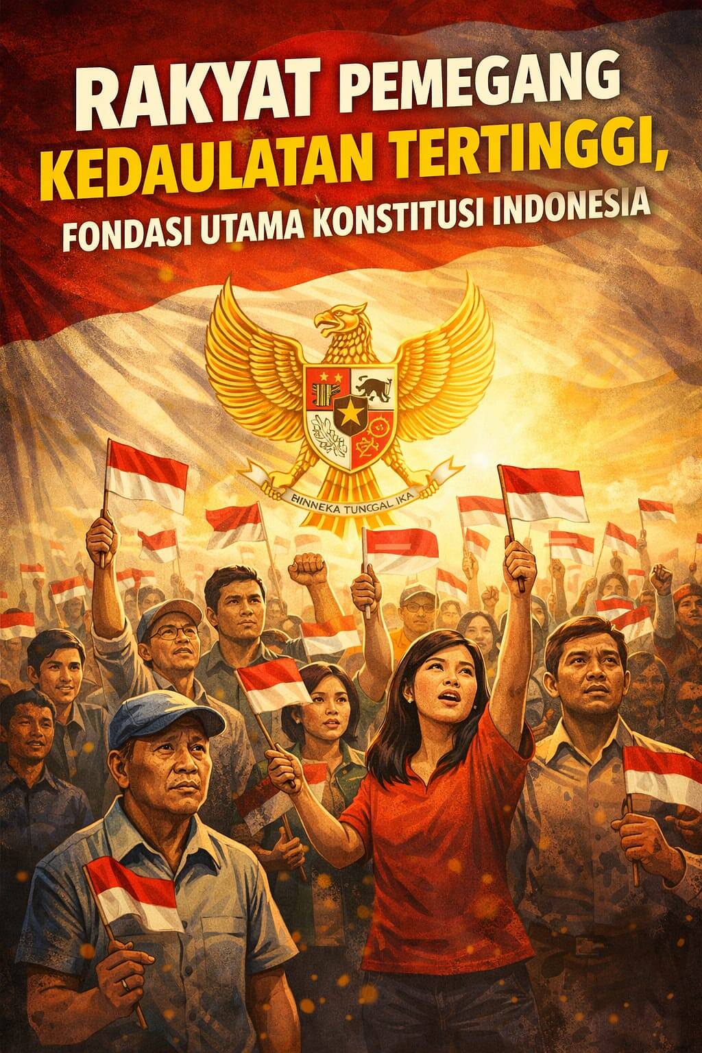 Kedaulatan di Tangan Rakyat, Pilar Utama Konstitusi Indonesia.