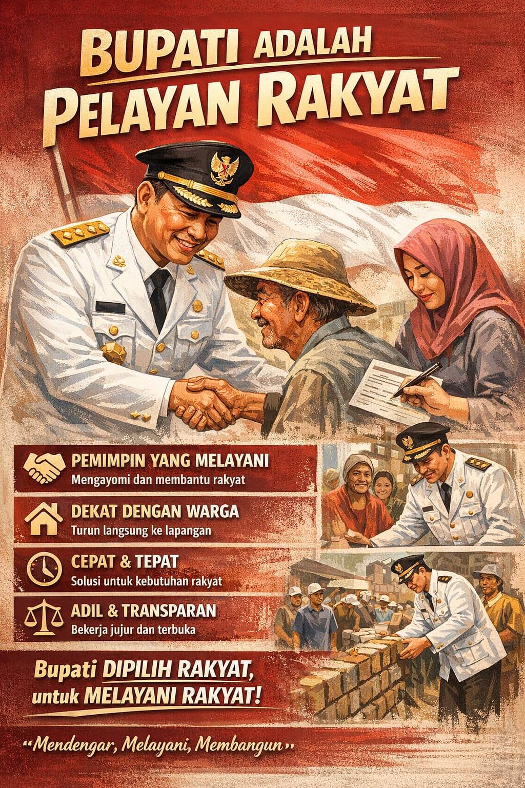 Bupati sebagai Pelayan Publik, Mengembalikan Esensi Kepemimpinan Daerah