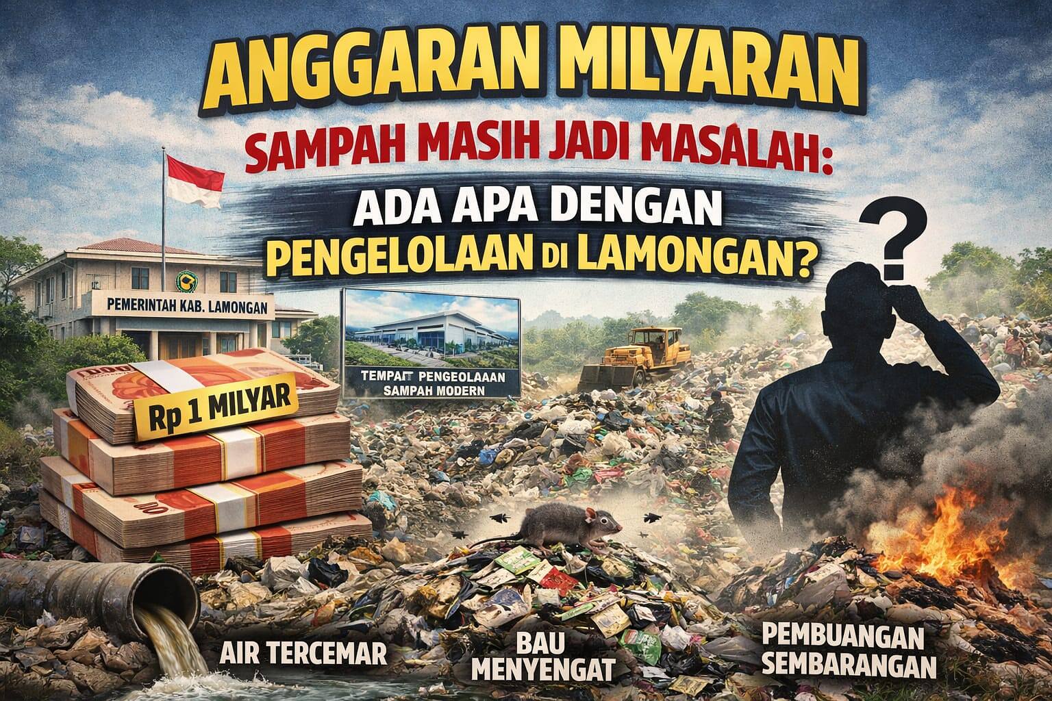 Anggaran Milyaran, Sampah Masih Jadi Masalah: Ada Apa dengan Pengelolaan di Lamongan?