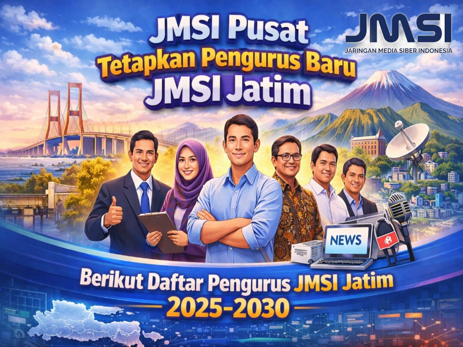 Pengurus JMSI Jatim 2025–2030 Ditetapkan, Ini Struktur Lengkapnya.