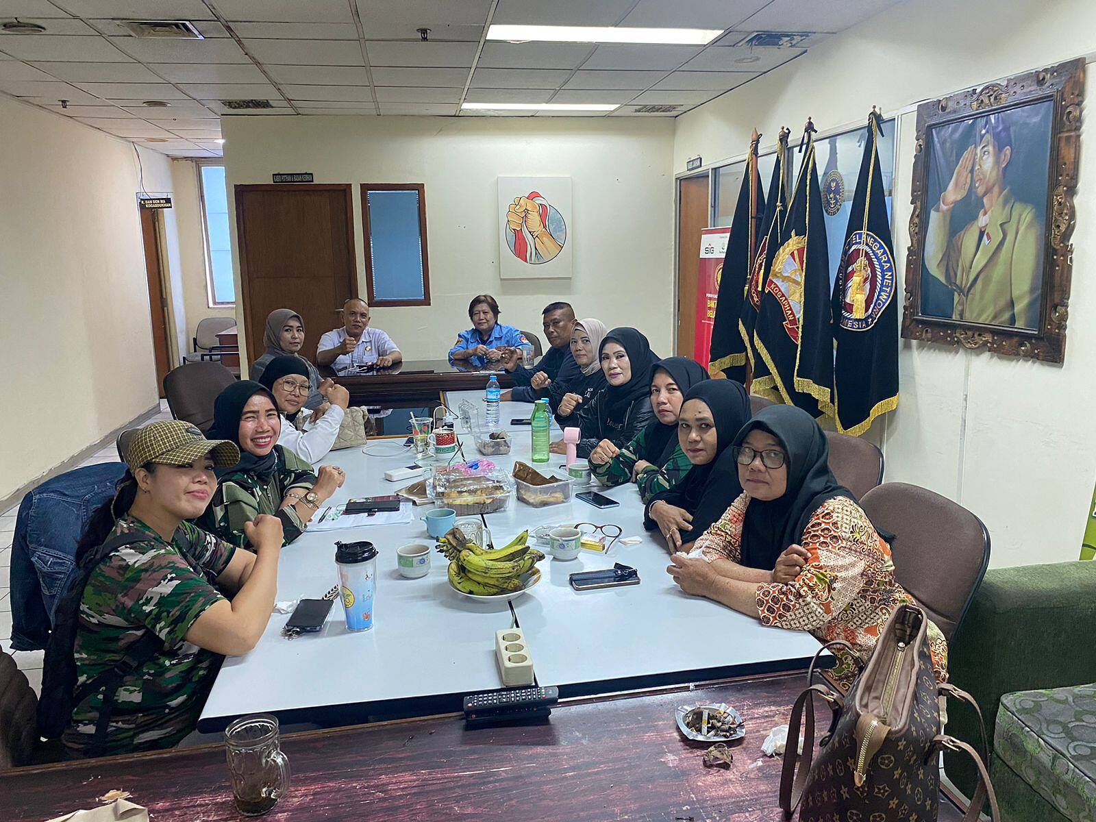 Silaturahmi Srikandi FKBN Hasilkan Program Strategis Ketahanan Pangan dan Literasi Bela Negara untuk Generasi Muda