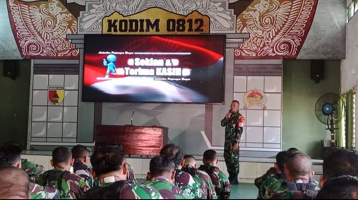 Kodim 0812/Lamongan Gelar Latnister, Perkuat Kemampuan Teritorial Personel