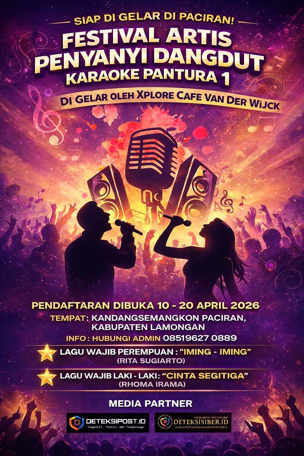 Semarak Festival Dangdut Pantura 1 Akan Guncang Xplore Cafe Van Der Wijck