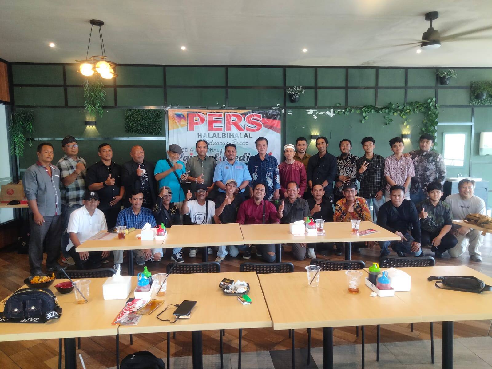 Momentum Halalbihalal, Wartawan Rajawali Media Perkasa Perkuat Kebersamaan