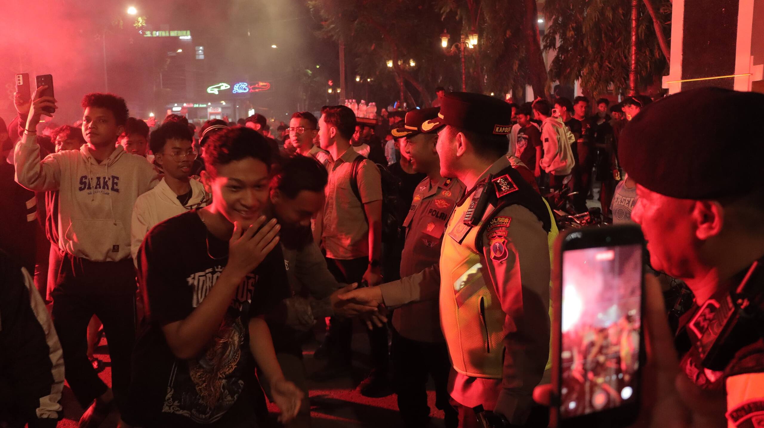 Pengamanan Ketat Kapolres, Anniversary Persela Lamongan Sukses Digelar Kondusif