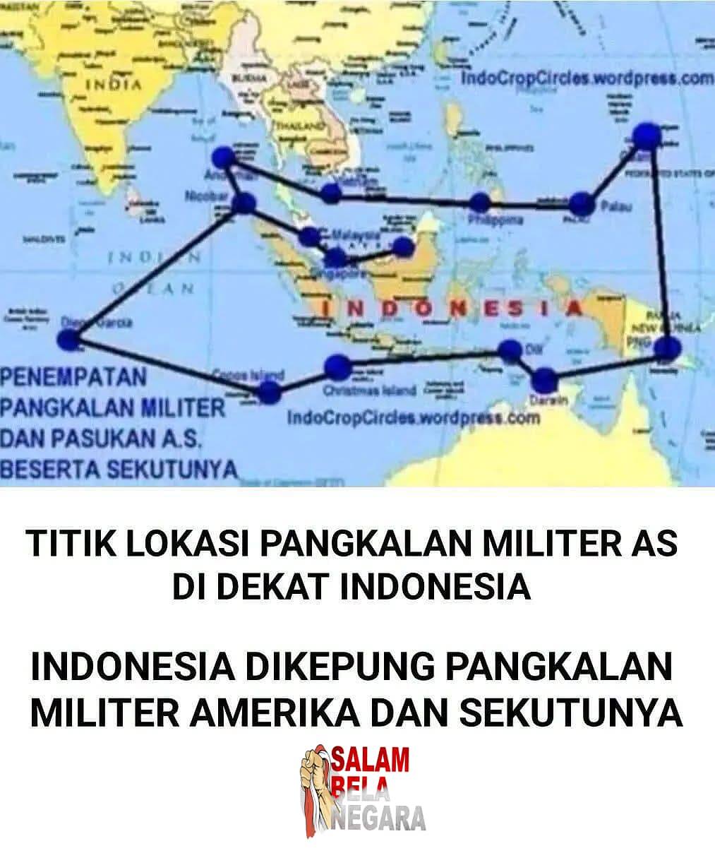 Peta Kekuatan: Basis Militer Amerika Serikat di Sekitar Wilayah Indonesia