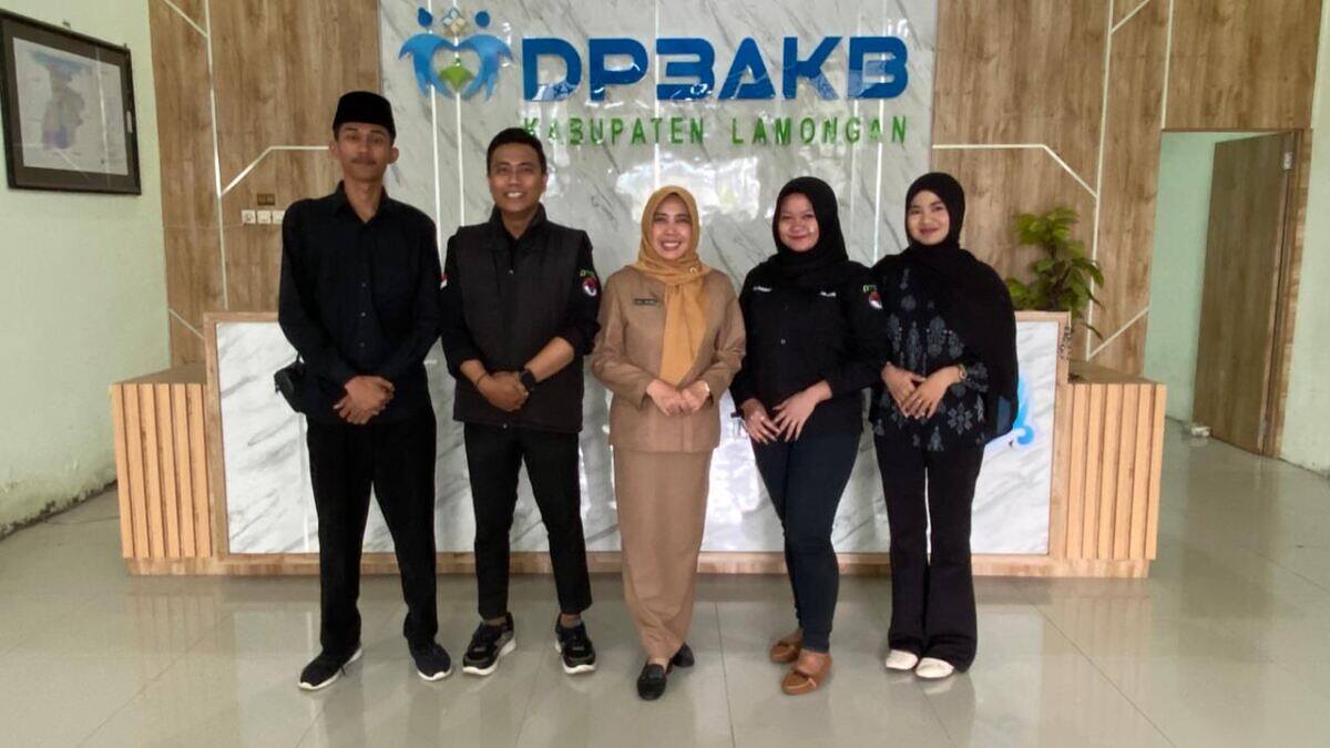 Cegah Kekerasan dan Radikalisme Online, Duta Damai BNPT Jatim Gandeng DP3AKB Lamongan