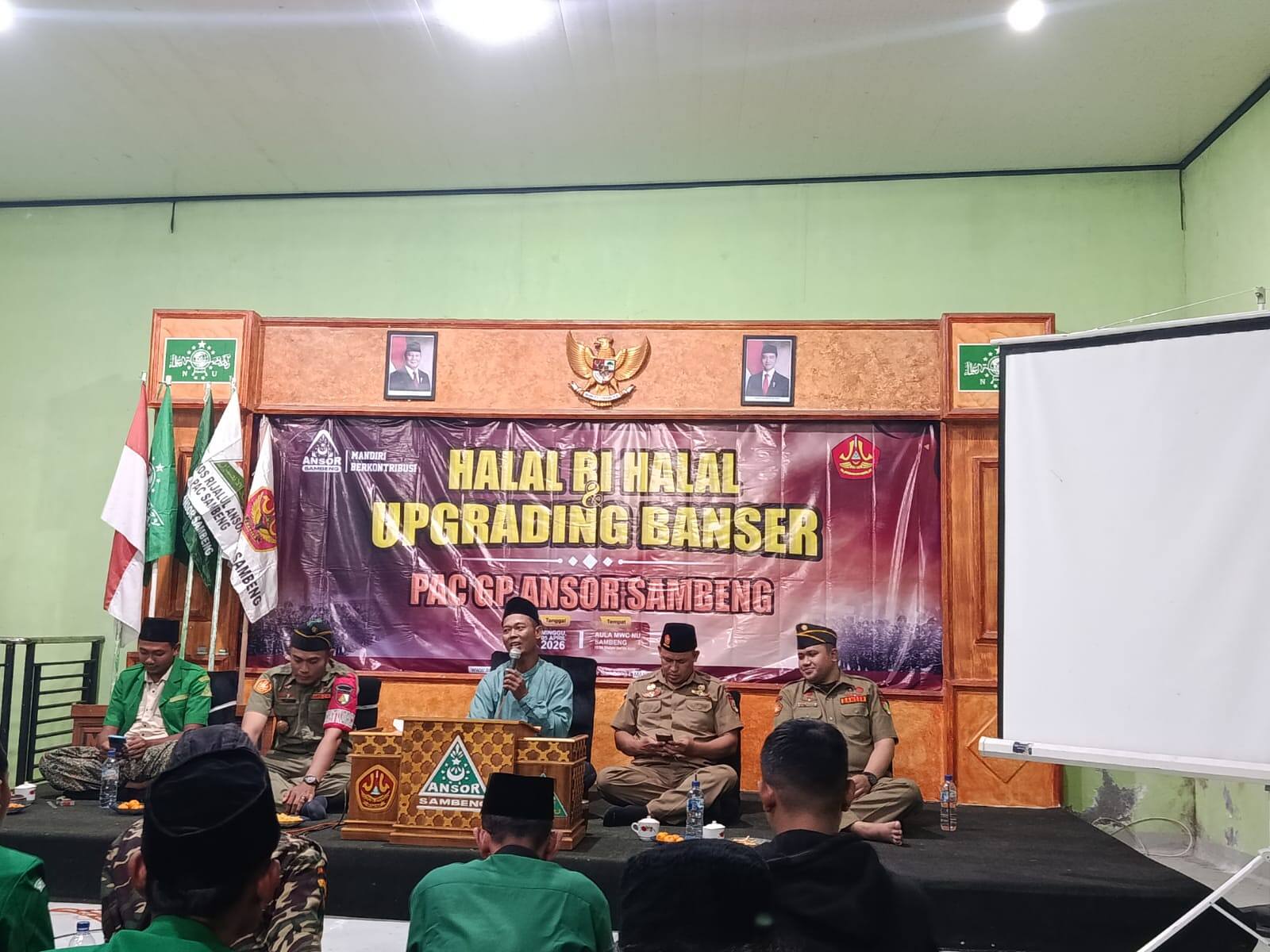 Ansor Sambeng Gelar Halal Bihalal dan Upgrading Banser, Perkuat Kader Hadapi Tantangan Zaman