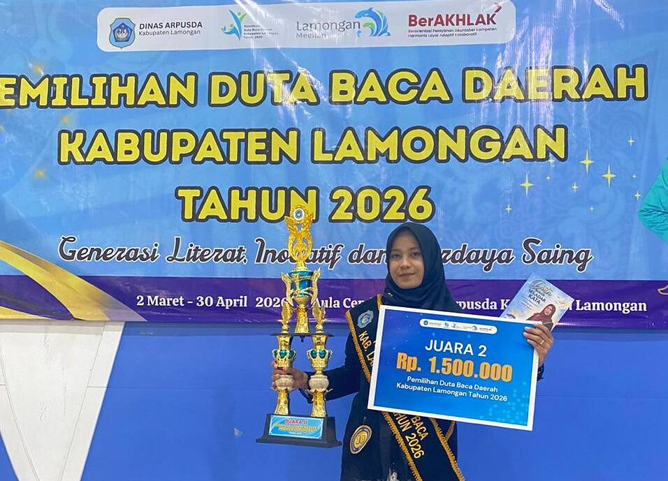 Kepala KB Tunas Harapan Muslimat NU Ukir Prestasi di Ajang Duta Baca Kabupaten Lamongan