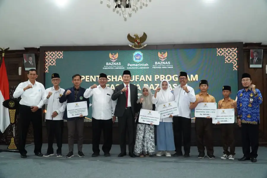 Peringati Harkitnas, BAZNAS dan Pemkab Lamongan Perkuat Pendidikan Generasi Muda