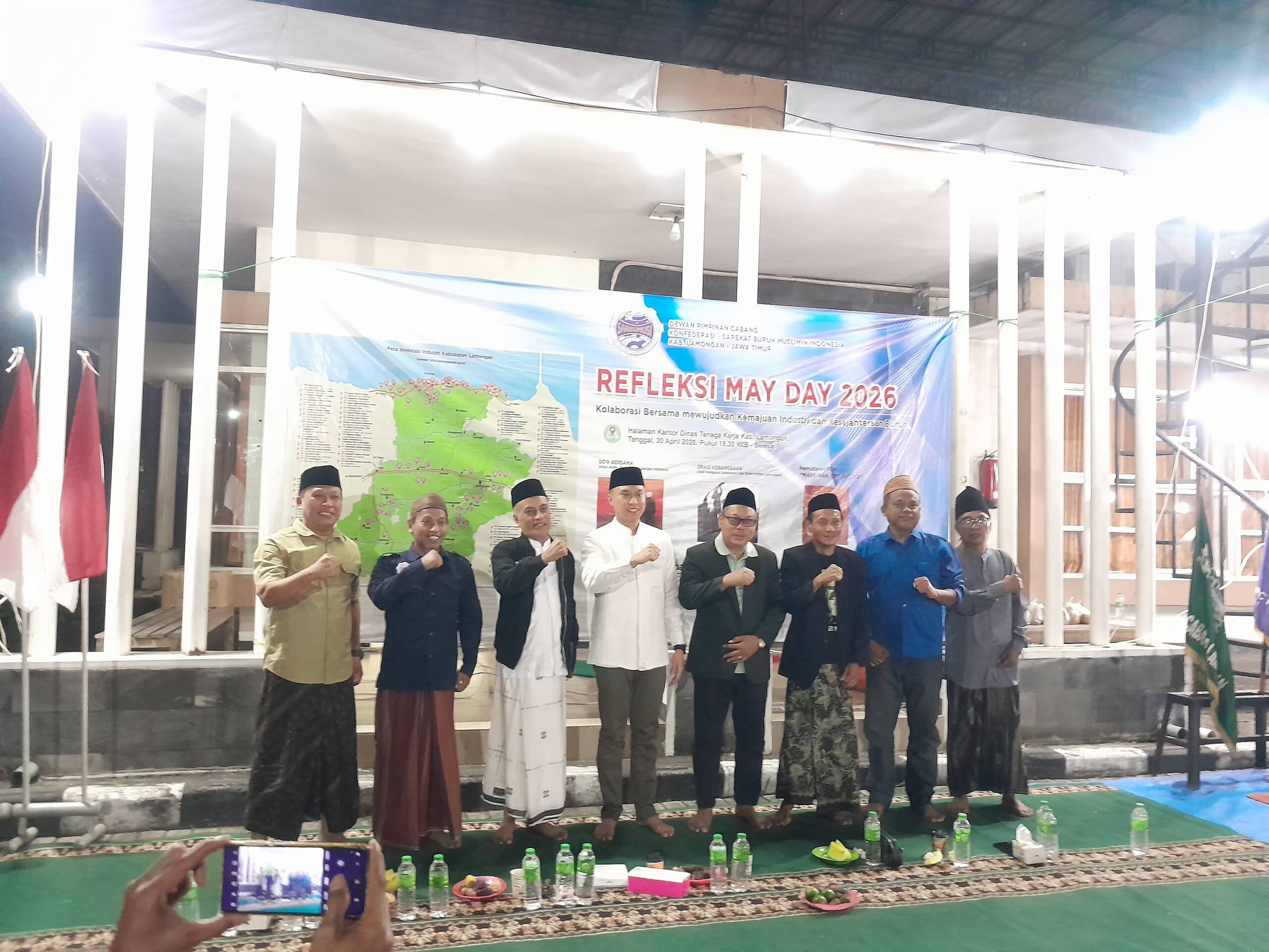 May Day 2026 Tanpa Demo, Buruh Lamongan Kenang Marsinah Lewat Layar