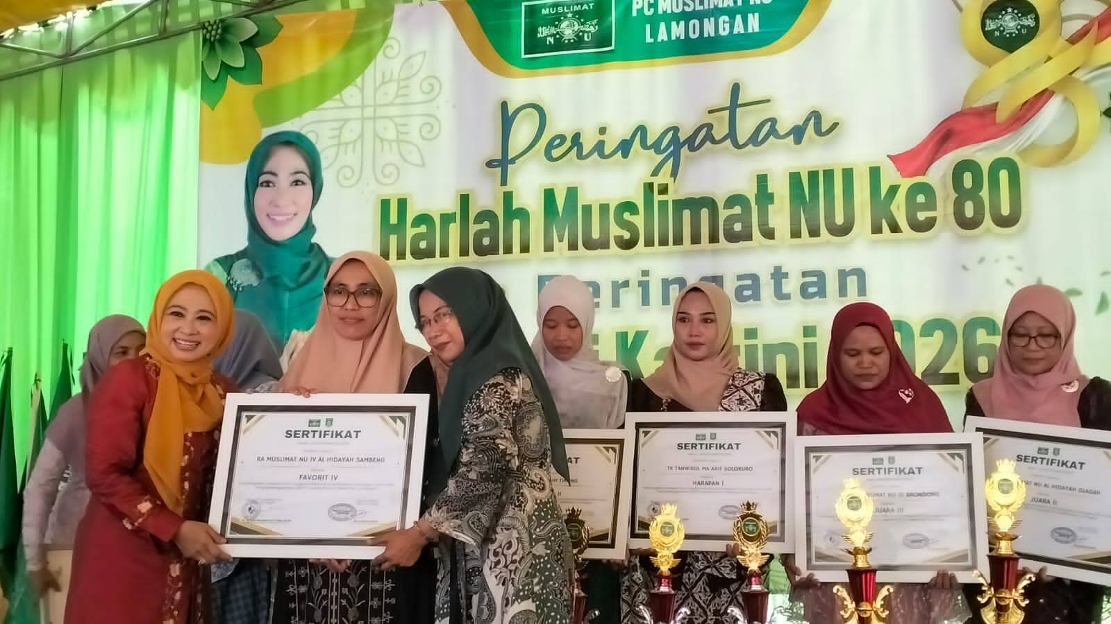 RA Muslimat NU IV Al Hidayah Candisari Raih Juara Favorit IV di Festival Muslimat Kids and Teacher Achievement 2026