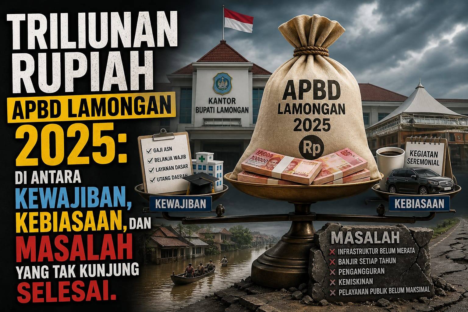 APBD 2025 Dinilai Lebih Menghidupi Birokrasi Ketimbang Menyelesaikan Masalah Publik