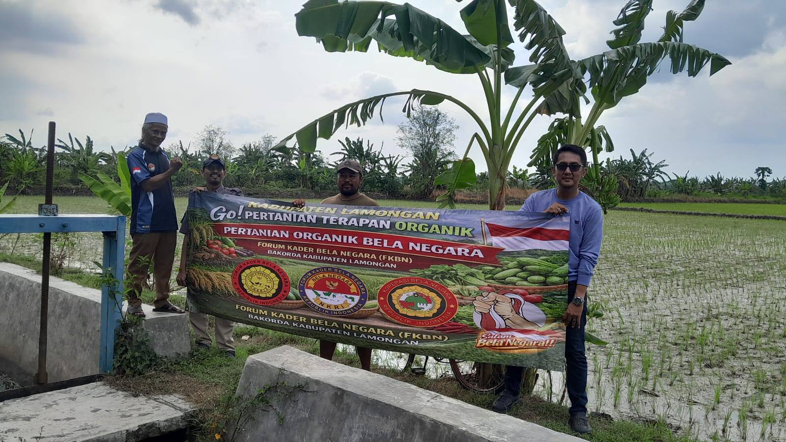 Terapan Organik Bela Negara FKBN Mampu Meningkatkan Kualitas Tanah dan Panen.